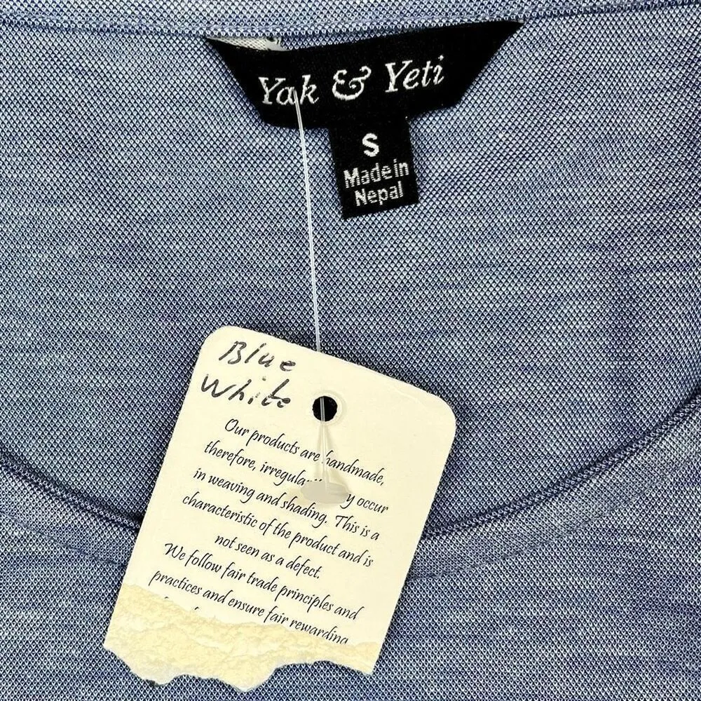 NWT Yak & Yeti Blue Tank Top Small - Image 6