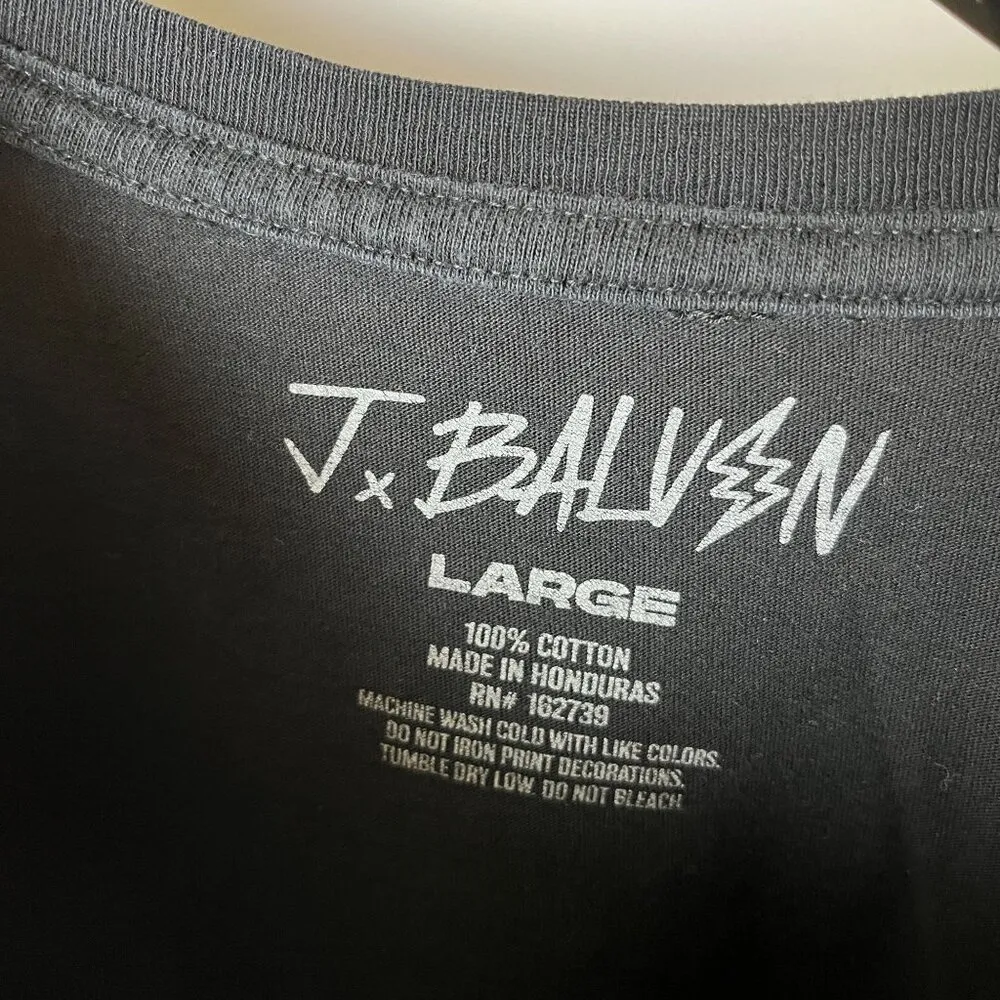 J Balvin Rap Tee T Shirt Black Medium M Graphic - Image 11