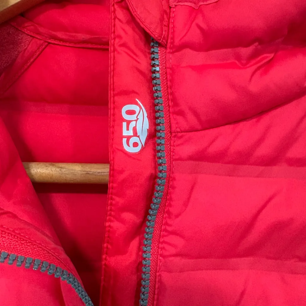 Columbia Flash Forward Hybrid Puffer Jacket 650 Fill Red Winter Coat Ski Hiking - Image 7