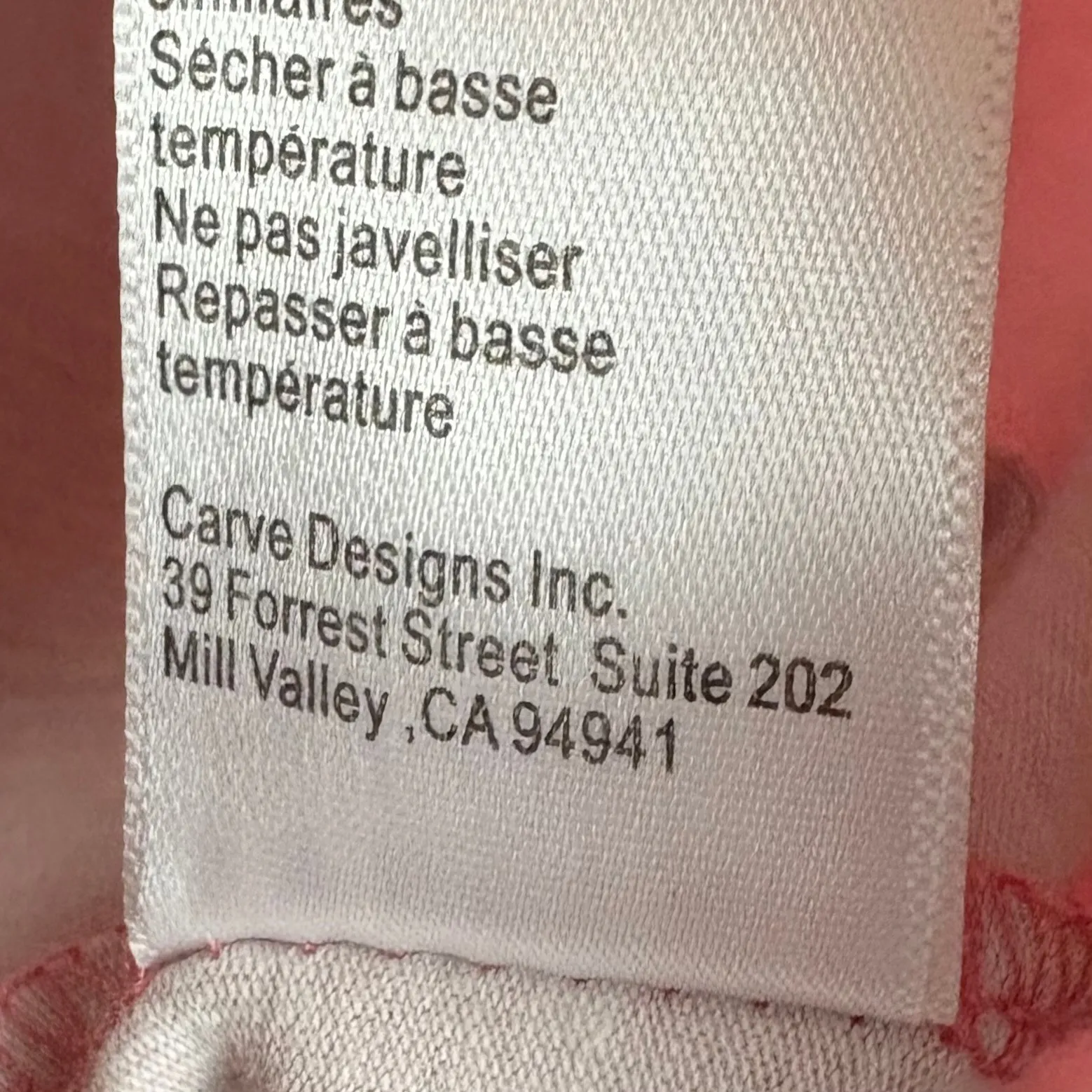 Carve Designs Organic Dellis Skirt A-Line Side Slits Pink Lantern Print Small - Image 6