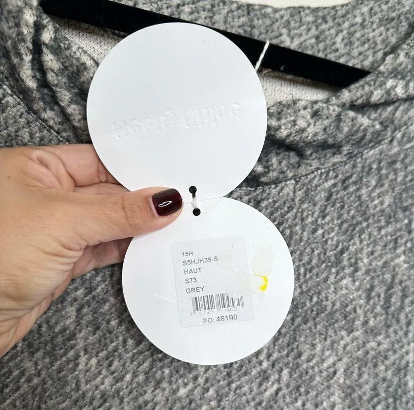 NWT See by Chloe Gray Shift Sweater Dress - Image 4