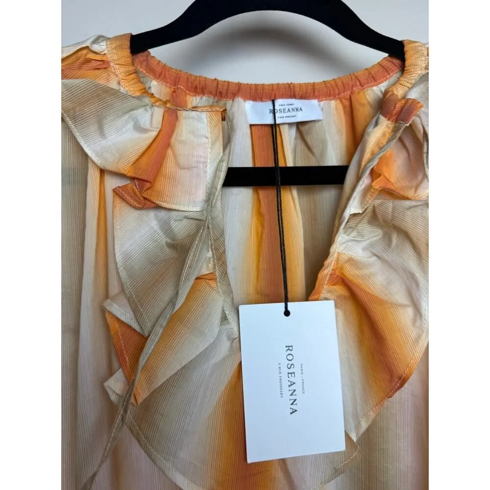 Roseanna Orange Stripe Dress NWT Sz. 38 (US S) NO BELT - Image 5