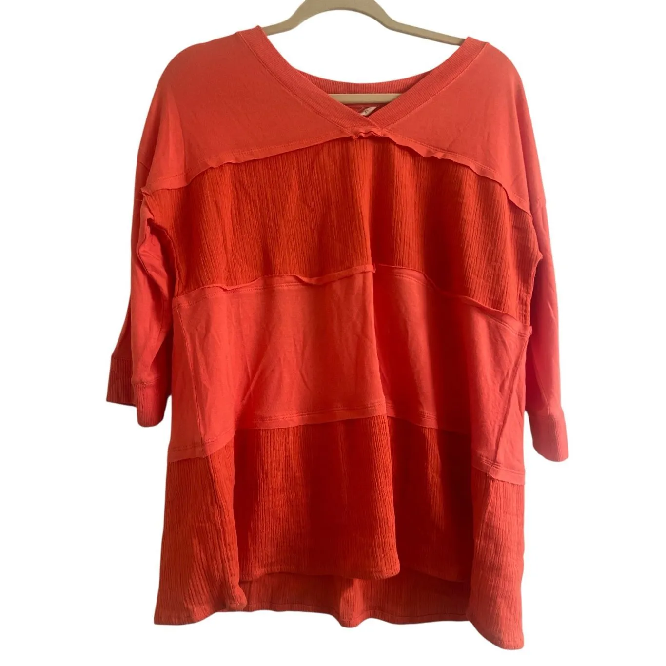 ✨Soft Surroundings Lulu Women’s Coral Sz Medium Top✨ - Image 4