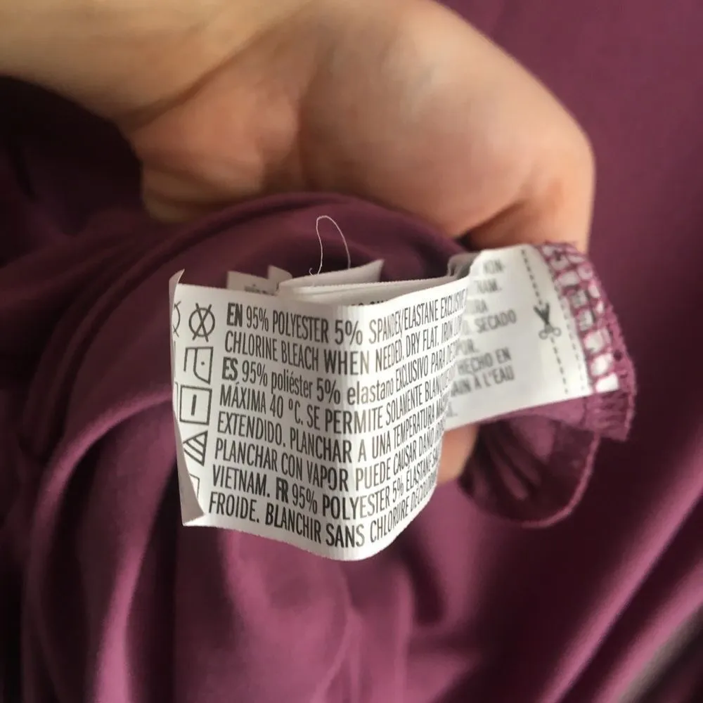 Forever 21+ Lace-up Corset T-Shirt Dress Purple - Image 9