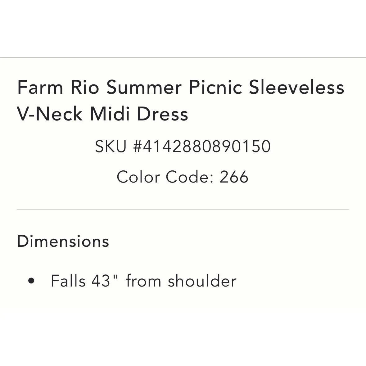 Farm Rio NWT Summer Picnic V-Neck Midi Dress w/ Braided Belt Size M - Image 10