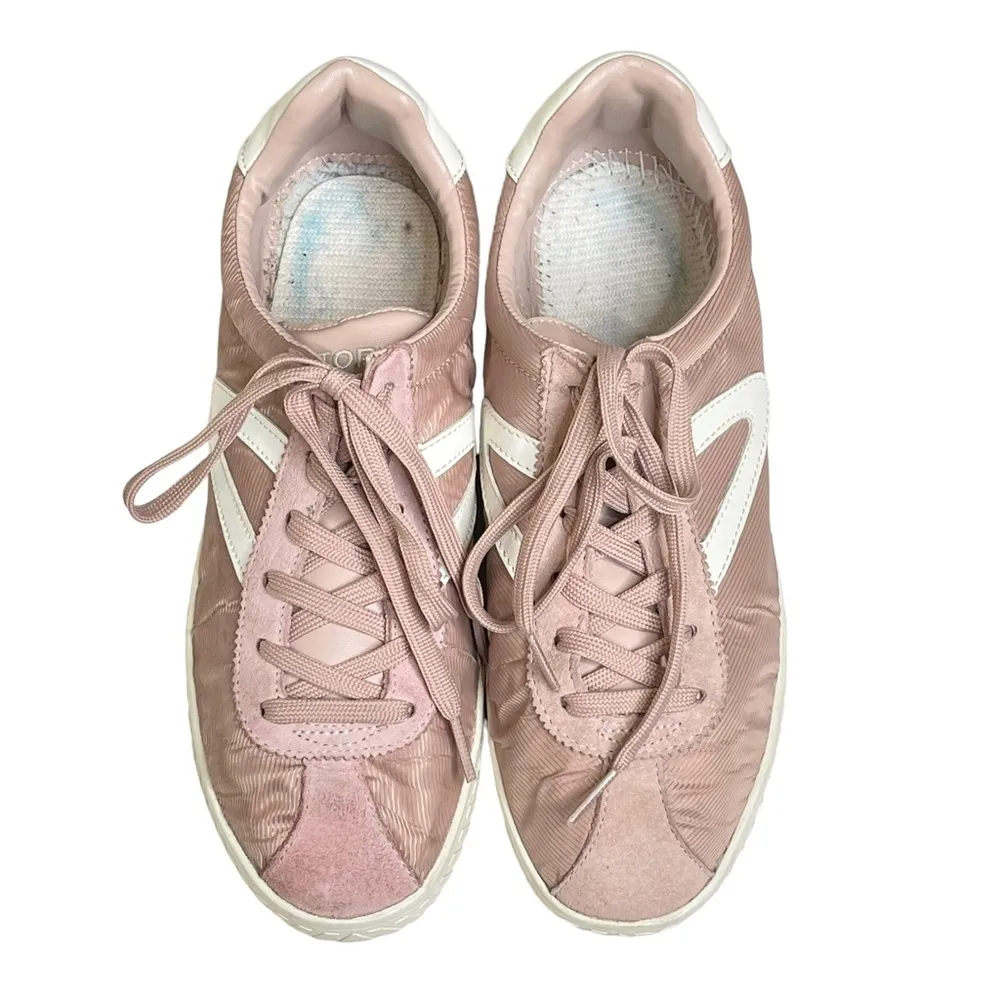 ☀︎︎ Camden 4 Nylon Athletic Sneakers ☀︎︎ Rose Gold Pink Sheen ☀︎︎ 9M ☀︎︎ - Image 9