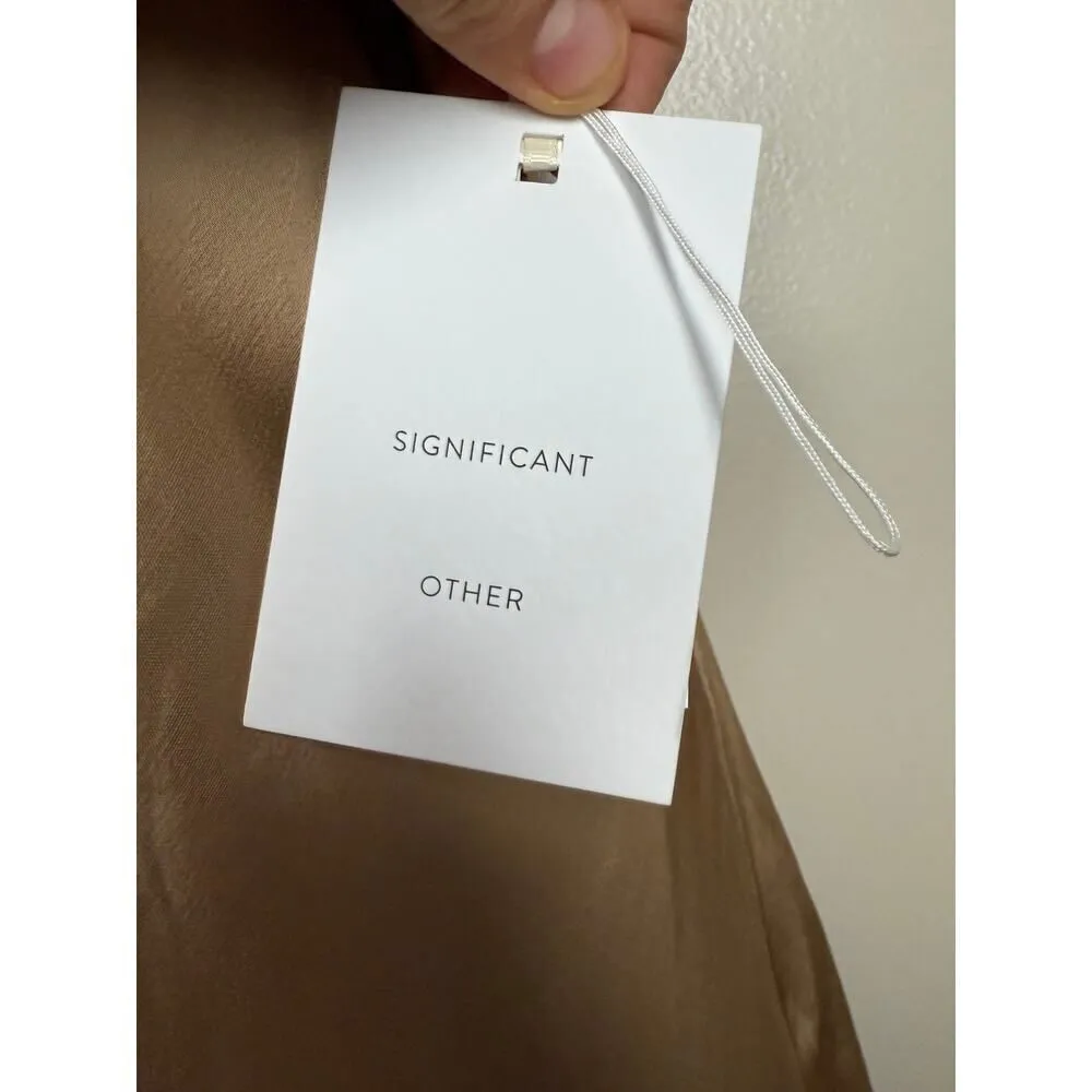 Significant Other Deidra Dress in Dark Gold NWT US Sz. 8 - Image 5