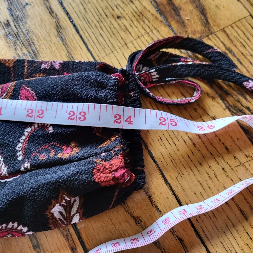 Zac & Rachel Faux Button Down Blouse Paisley Size Small - Image 10