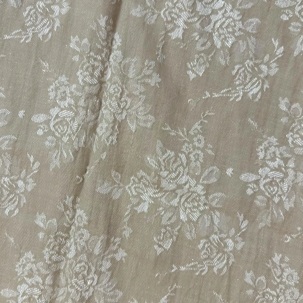 Anthropologie The Somerset Jacquard Pull-On Wide Leg Pants XL Tall NWT Neutral - Image 8