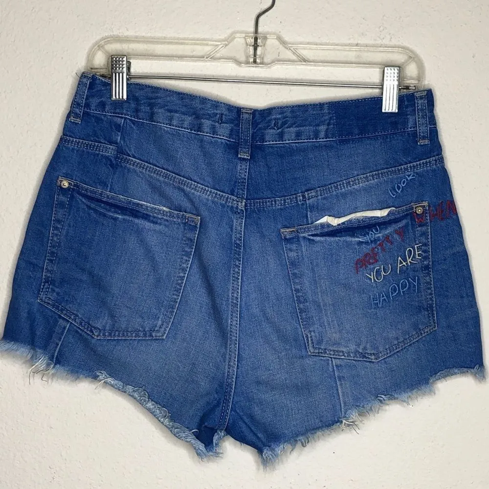Zara Denim‎ Cut-Off Shorts - Image 2