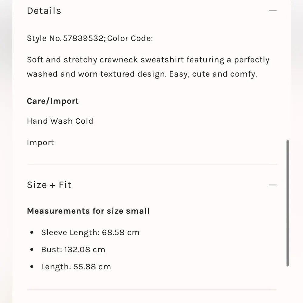 Free People Found My Friend Pullover Black Sz Small Cotton Blend Sweatshirt - Image 6