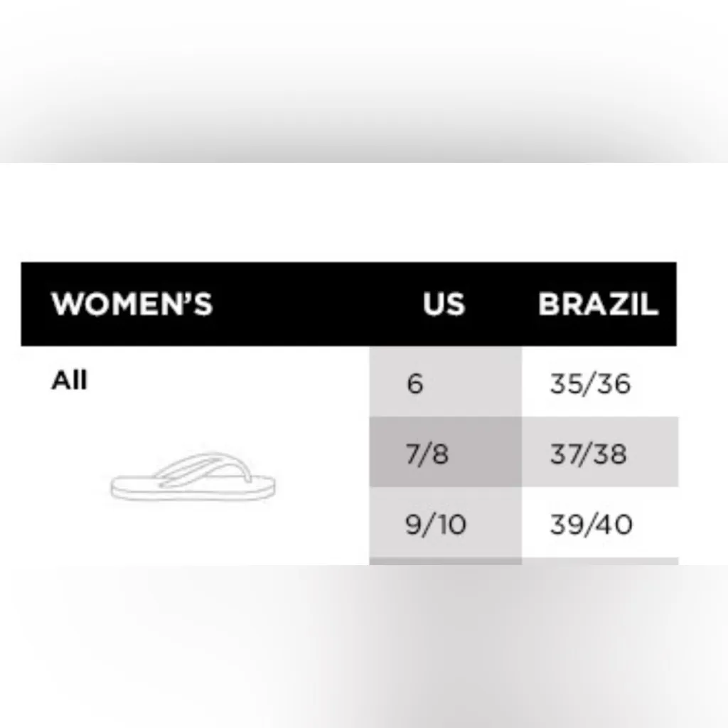 NWOT Havaianas Slim Crystal Square Elegance Flip Flops Sandals in Dark Brown - Image 6