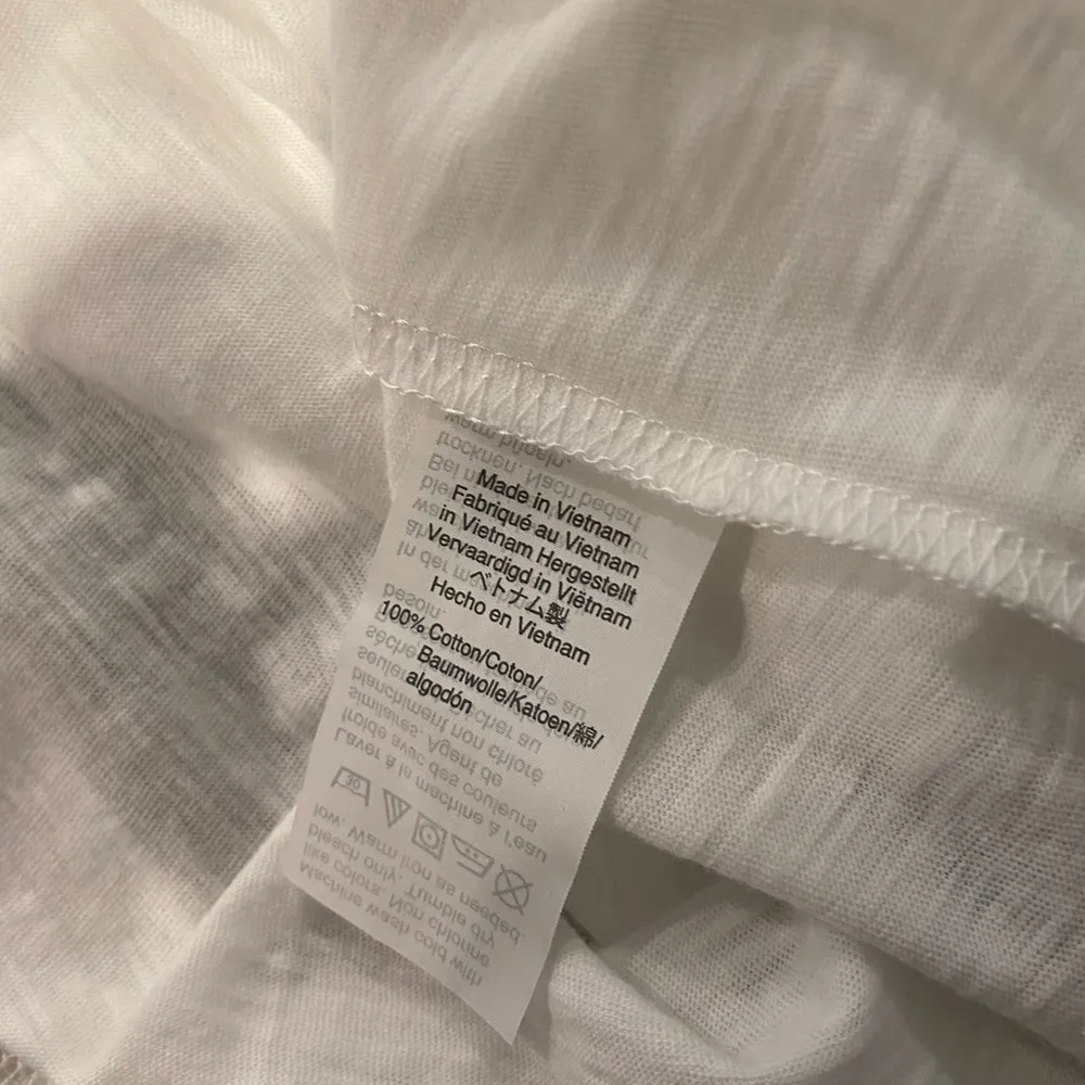 NWOT Madewell Size S White Cherry  Embroidered Pocket V Neck Cotton Tank Top - Image 10