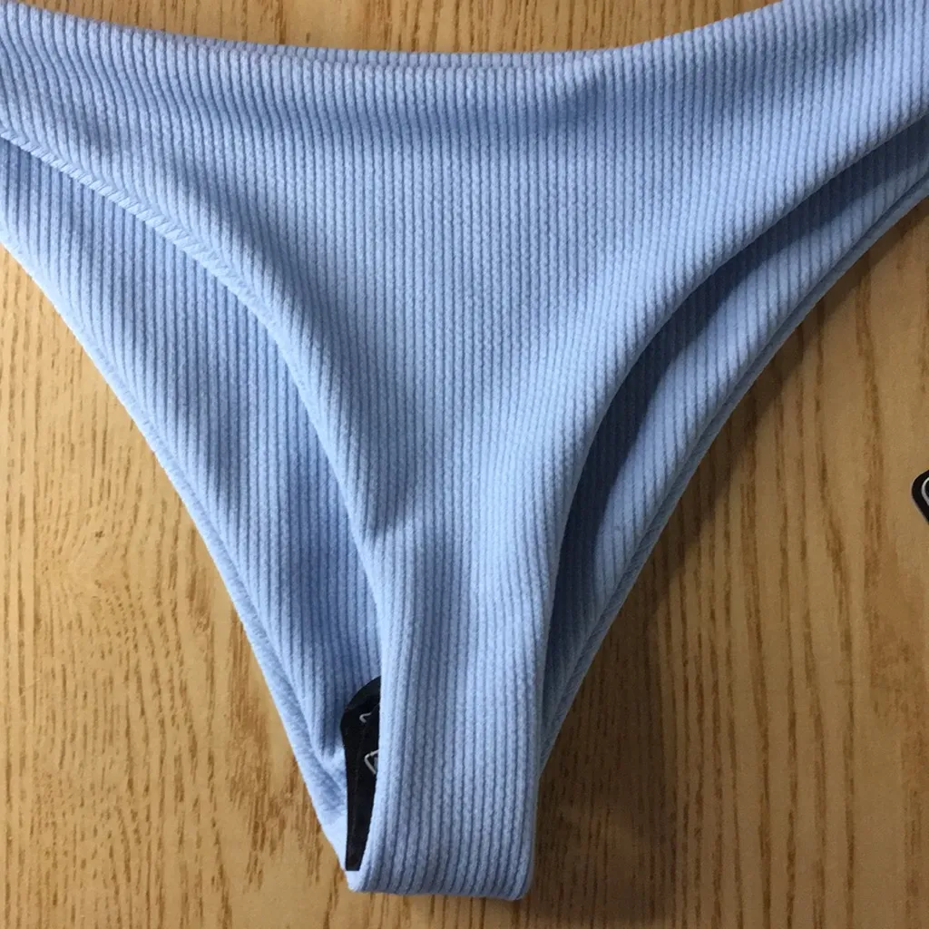 New Zaful Super Sexy Cheeky Bikini Bottom Baby Blue Size Small/4 - Image 2