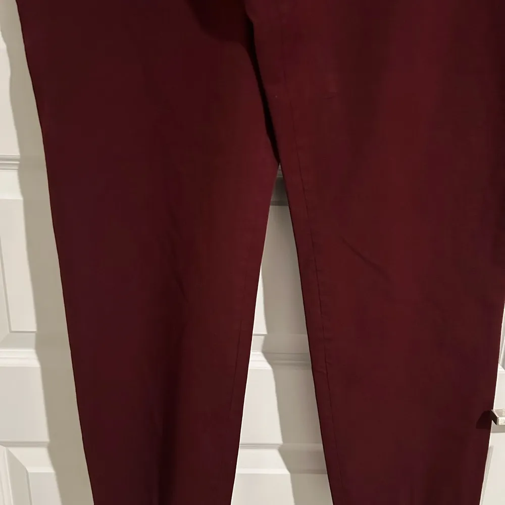 High Waist Slim Curvy Pants Brown Size 16 - Image 4