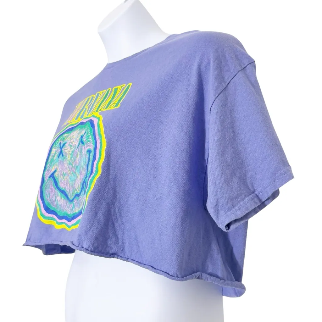 Nirvana Cropped Band Tee size‎ XL - Image 5