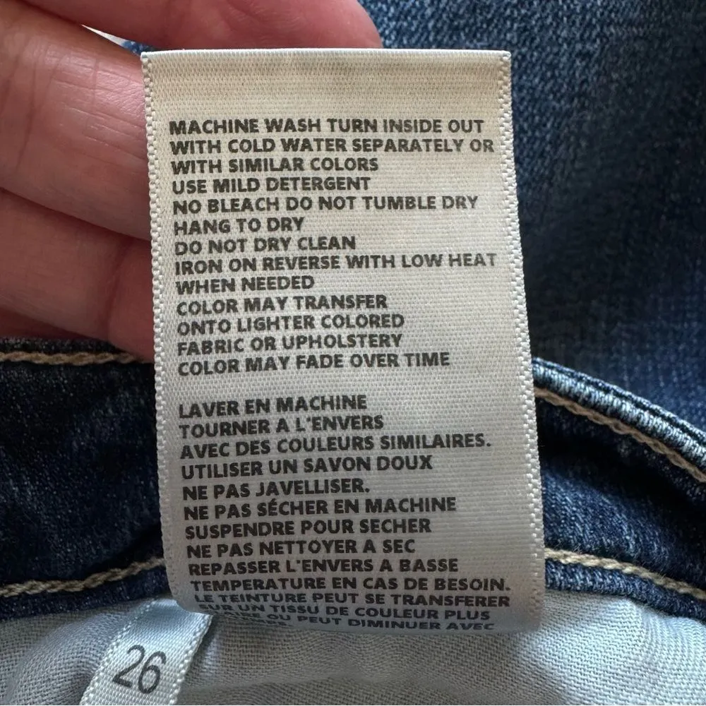 L'AGENCE Mariner High Line High Rise Skinny Jeans Distressed Size 26 - Image 12