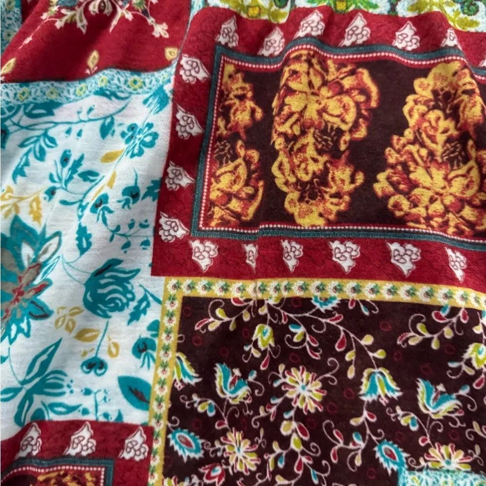 American Rag Babydoll Patchwork Fall Dress - Image 3