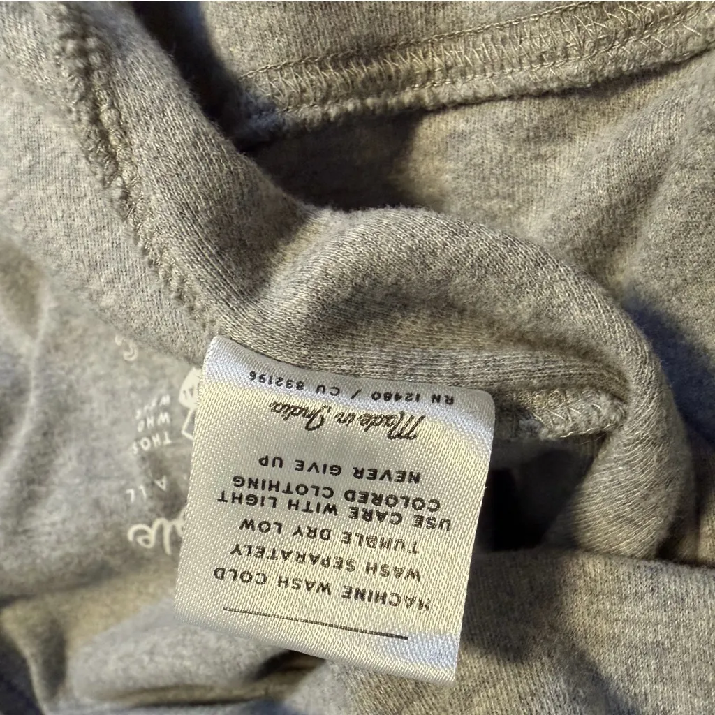 Pact Airplane wrap cardigan organic cotton open front pockets womens L/XL grey Gray Size undefined - Image 9