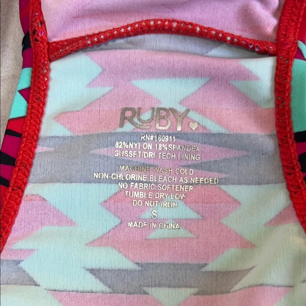 Ruby Love period swimsuit bathing suit, Aztec, Gusset
Racerback S Max Protection - Image 7