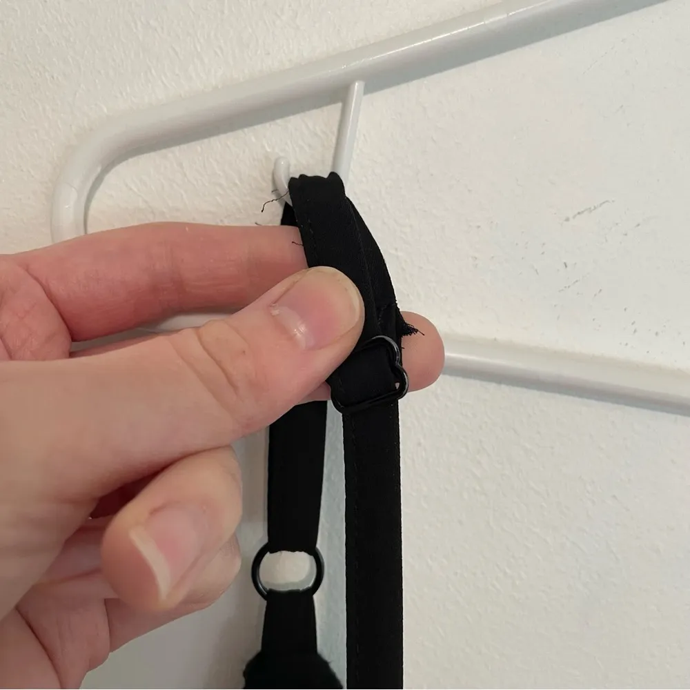 TORRID 2 Plus Size Lace Double Layer Tank Black Chiffon Sleeveless V-Neck Blouse - Image 13