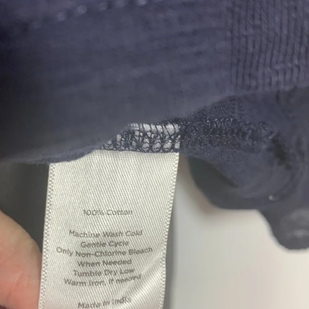 Talbots 3/4 Eyelet detailed Sleeve Blouse - Image 3