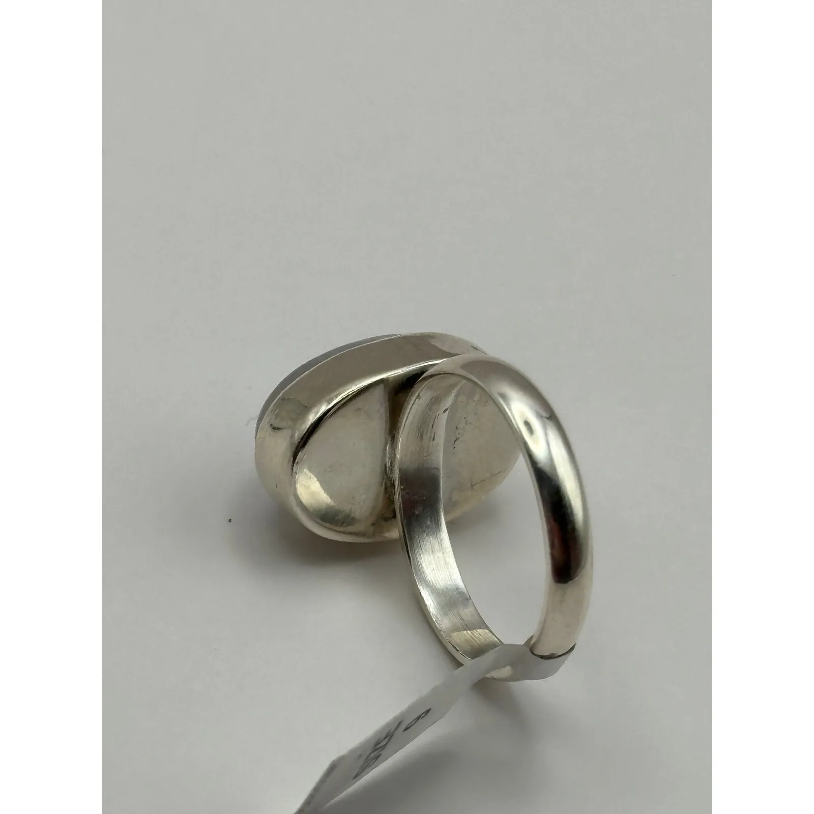 Purple Moonstone Sterling Silver Handmade Ring Size 9 - Image 7