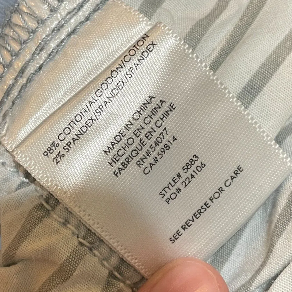 Cabi Size 6 Higher Straight Leg Jeans Light Wash High Rise 5883 - Image 9