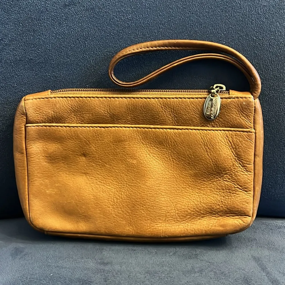 Stone Mountain Brown Leather Clutch - Image 3