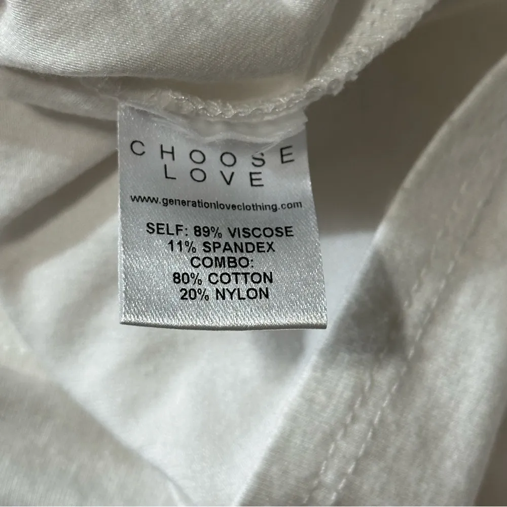 Generation Love Women’s S White Hillary Lace Puff Sleeve Tee Shirt T-Shirt Top - Image 7