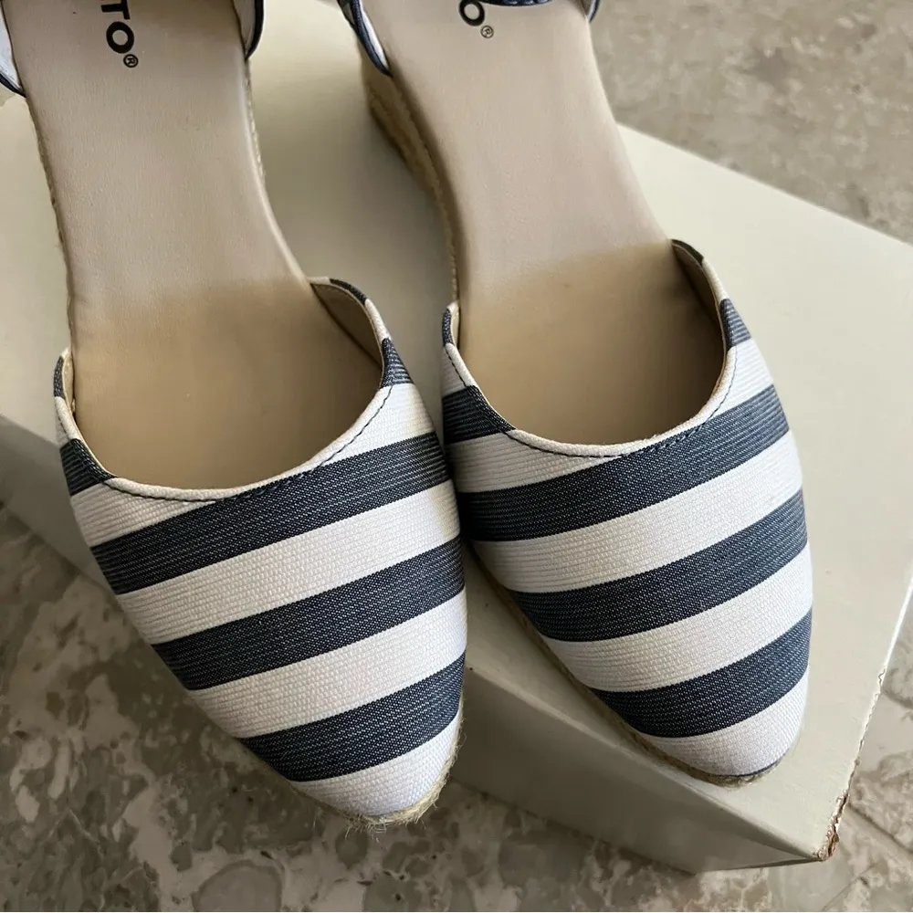 RIALTO Espadrilles Wedge Heel Ankle Strap Shoes Size 8.5M New w/o Box - Image 5