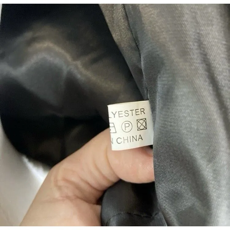 Faux Fur Vest XL Brown Sleeveless Short Boho Whimsigoth Fairy Glam Pennylane - Image 8