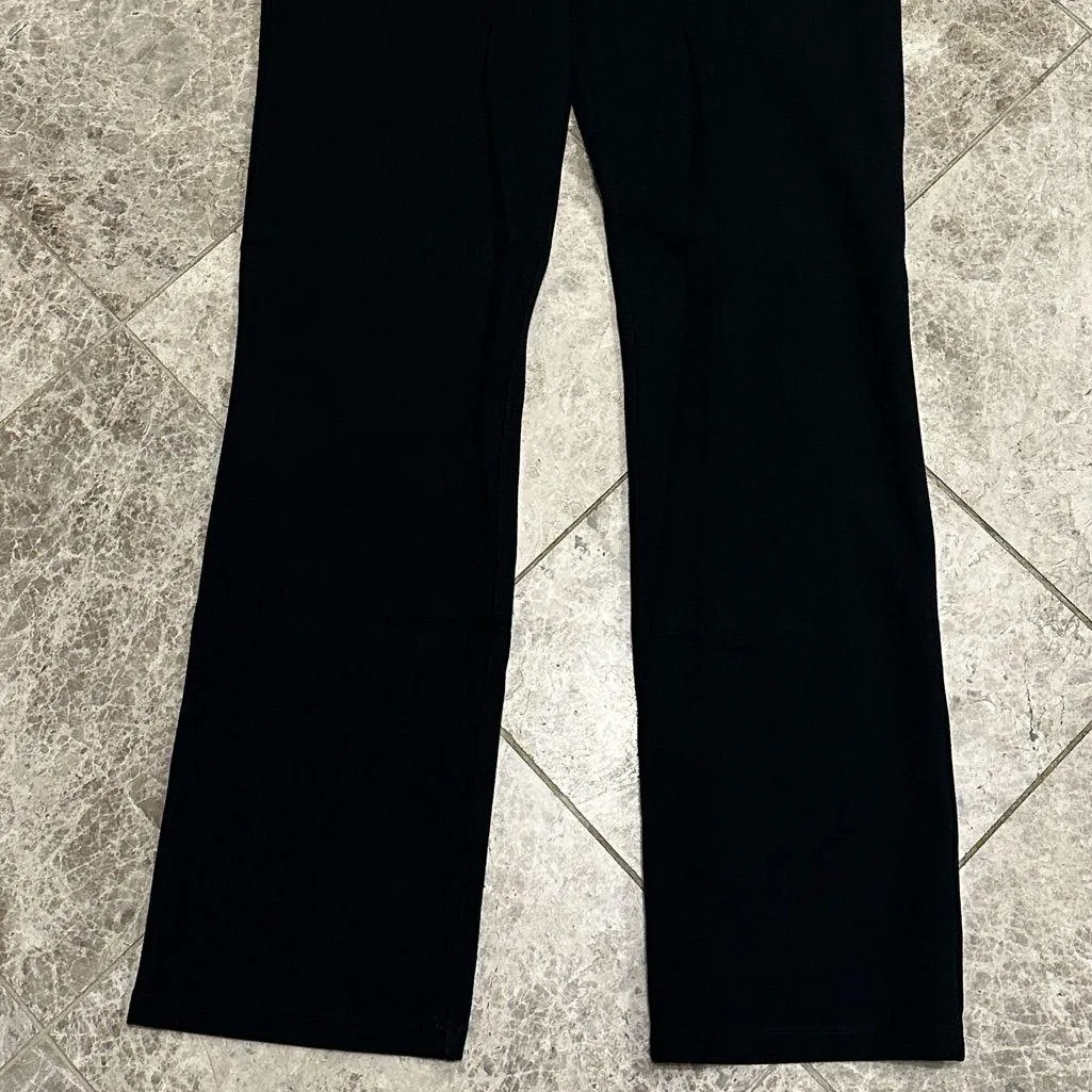 Betabrand Classic Straight Dress Pant Black Yoga Pant Large - Image 5