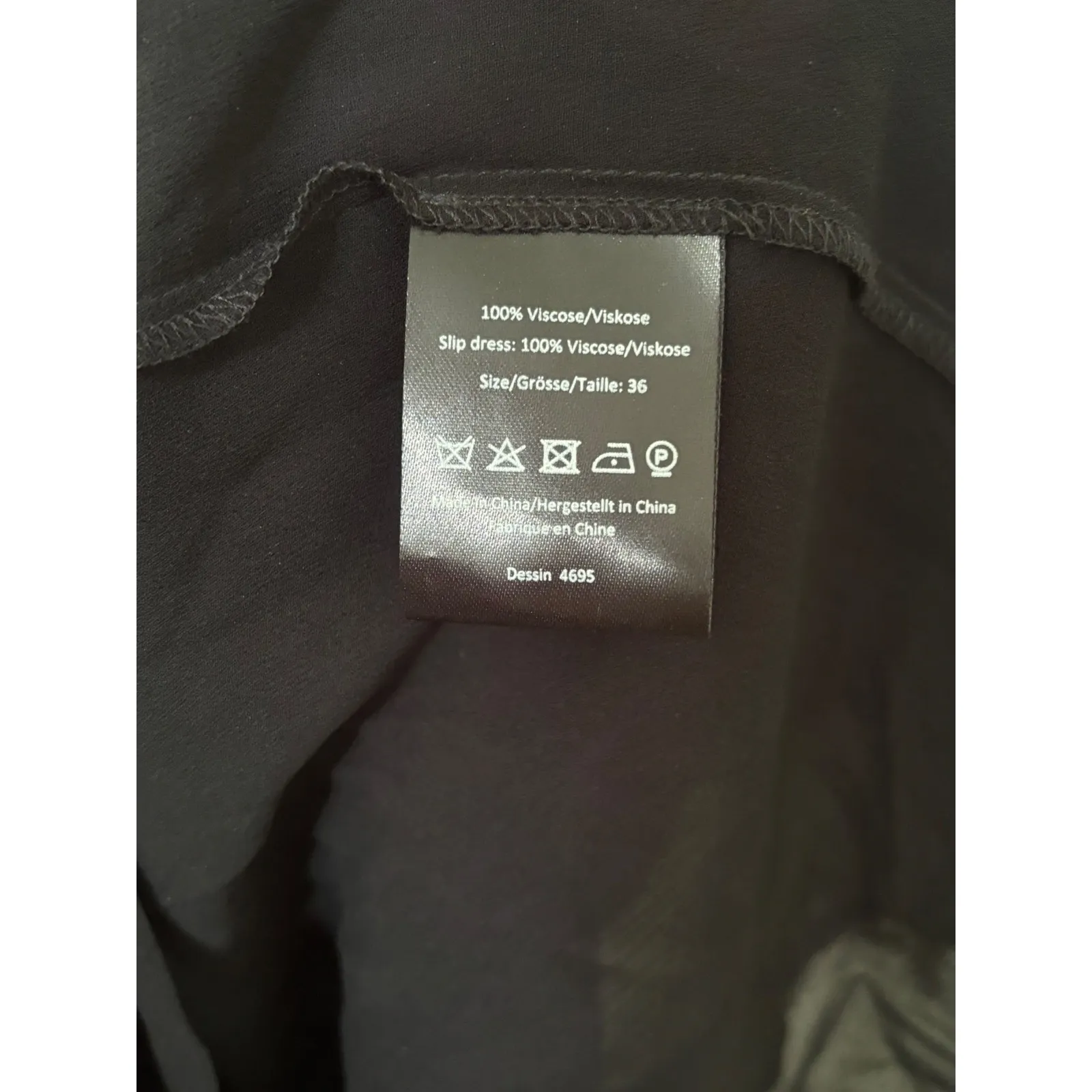 Baum Und Pferdgarten Purple Print Dress Long Sleeve Sheer‎ Party Size S - Image 6