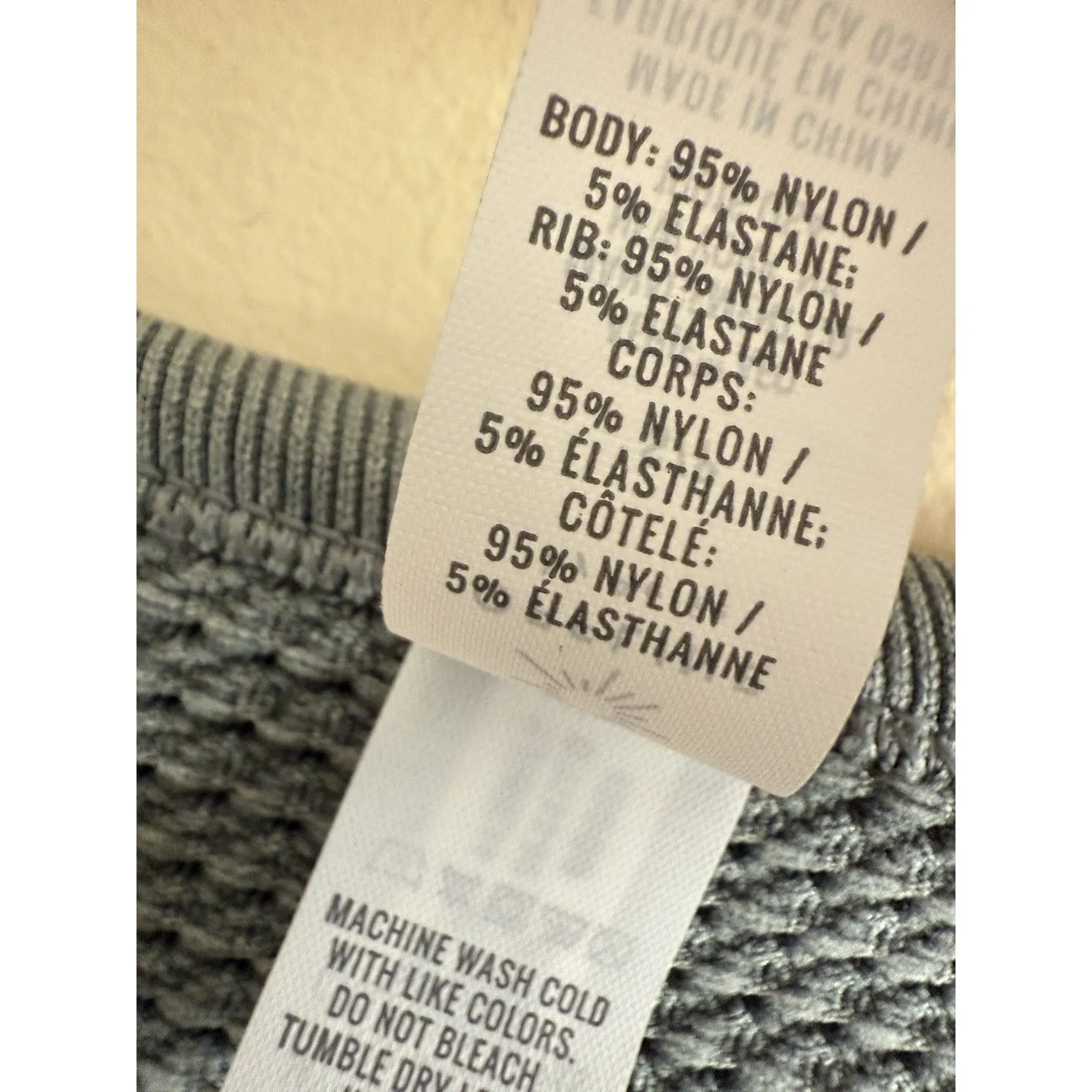 Aerie Offline‎ Women S Green Main Squeeze Crop Thermal Henley Seamless Waffle - Image 5