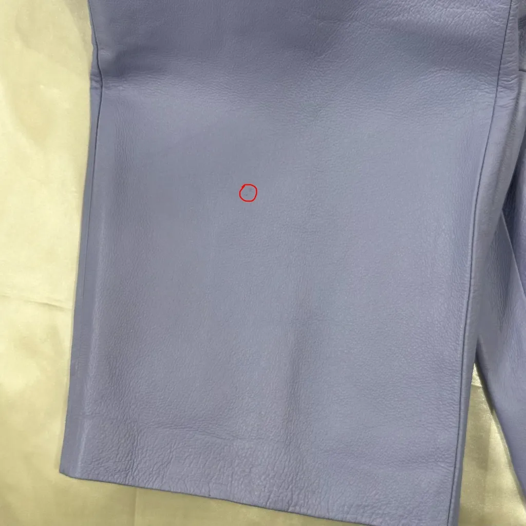 Vintage Newport News Leather Wide Leg Pants Size 6 Purple 90s Chic Retro Classic - Image 9