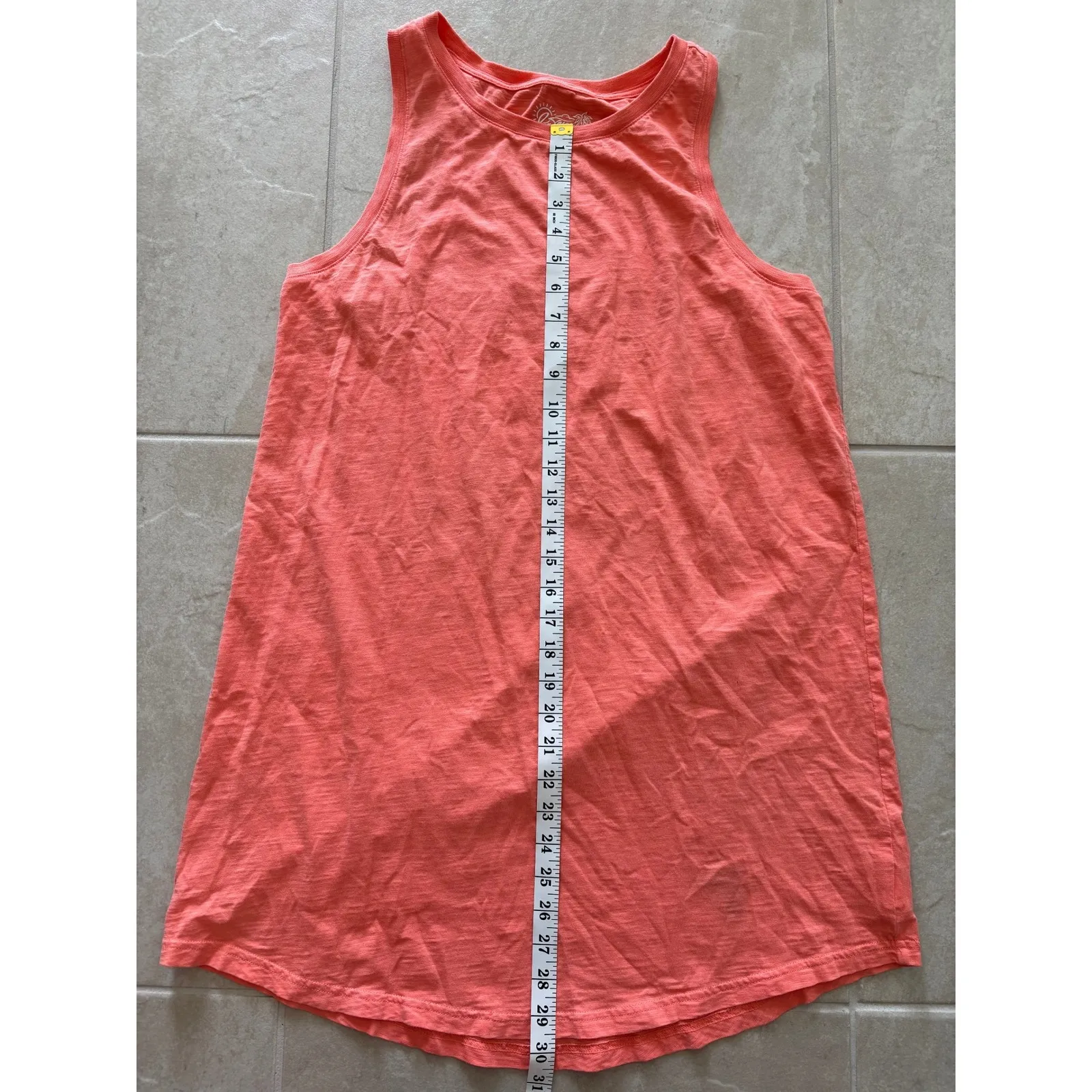 Southern Tide Womens Medium Portia Sun Farer Sleeveless Dress Cotton‎ Orange - Image 8