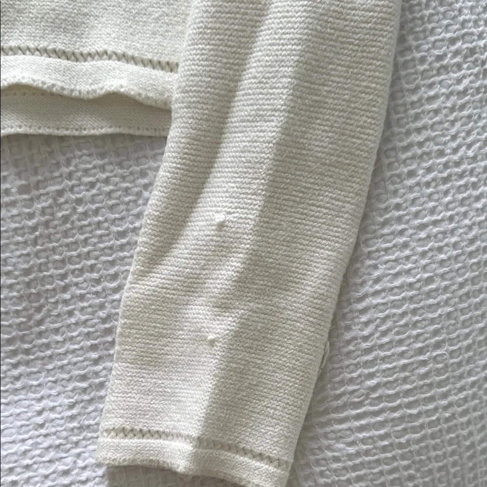 Princess Polly  Cream Knit Top - Image 3