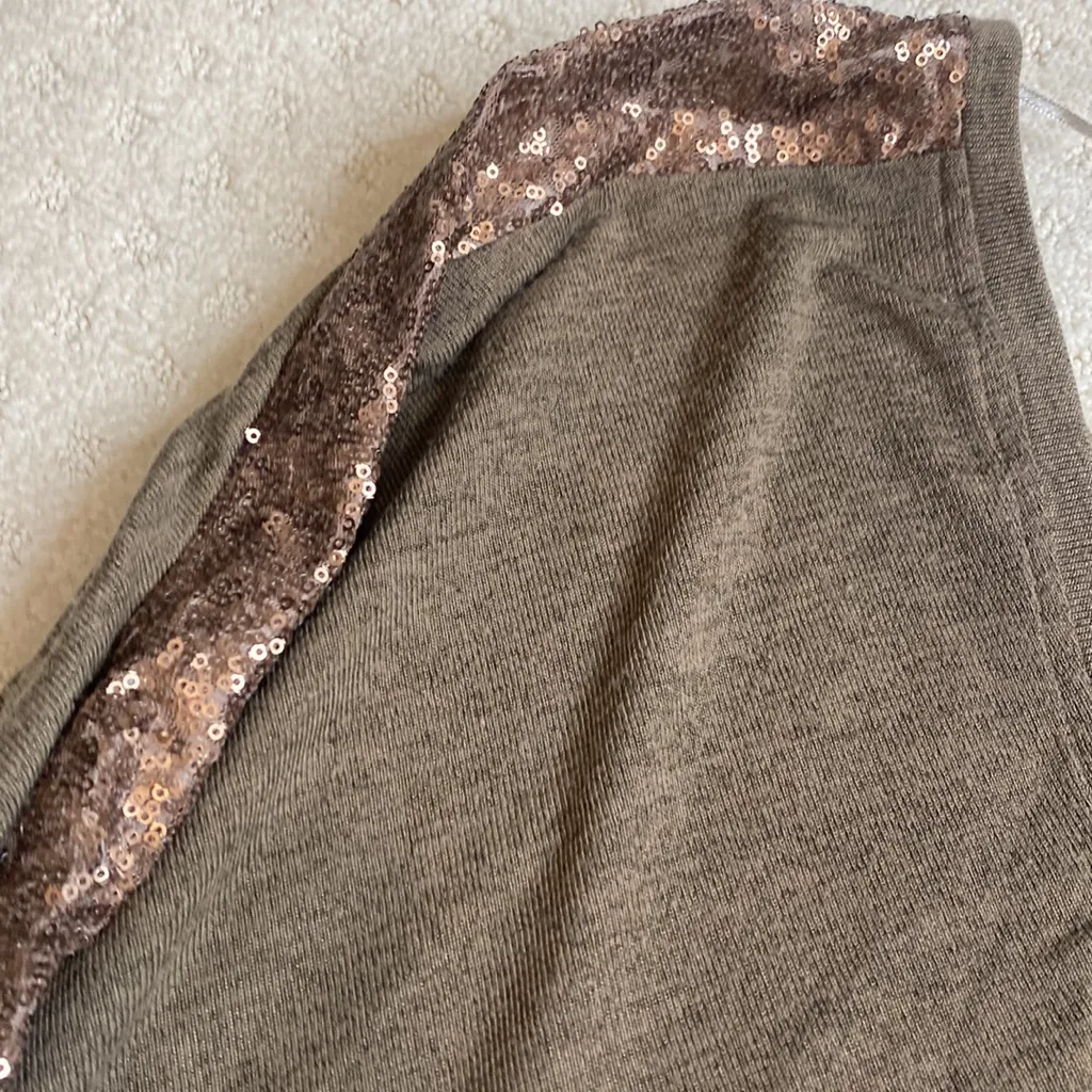 Brown sequin sweater - Image 3