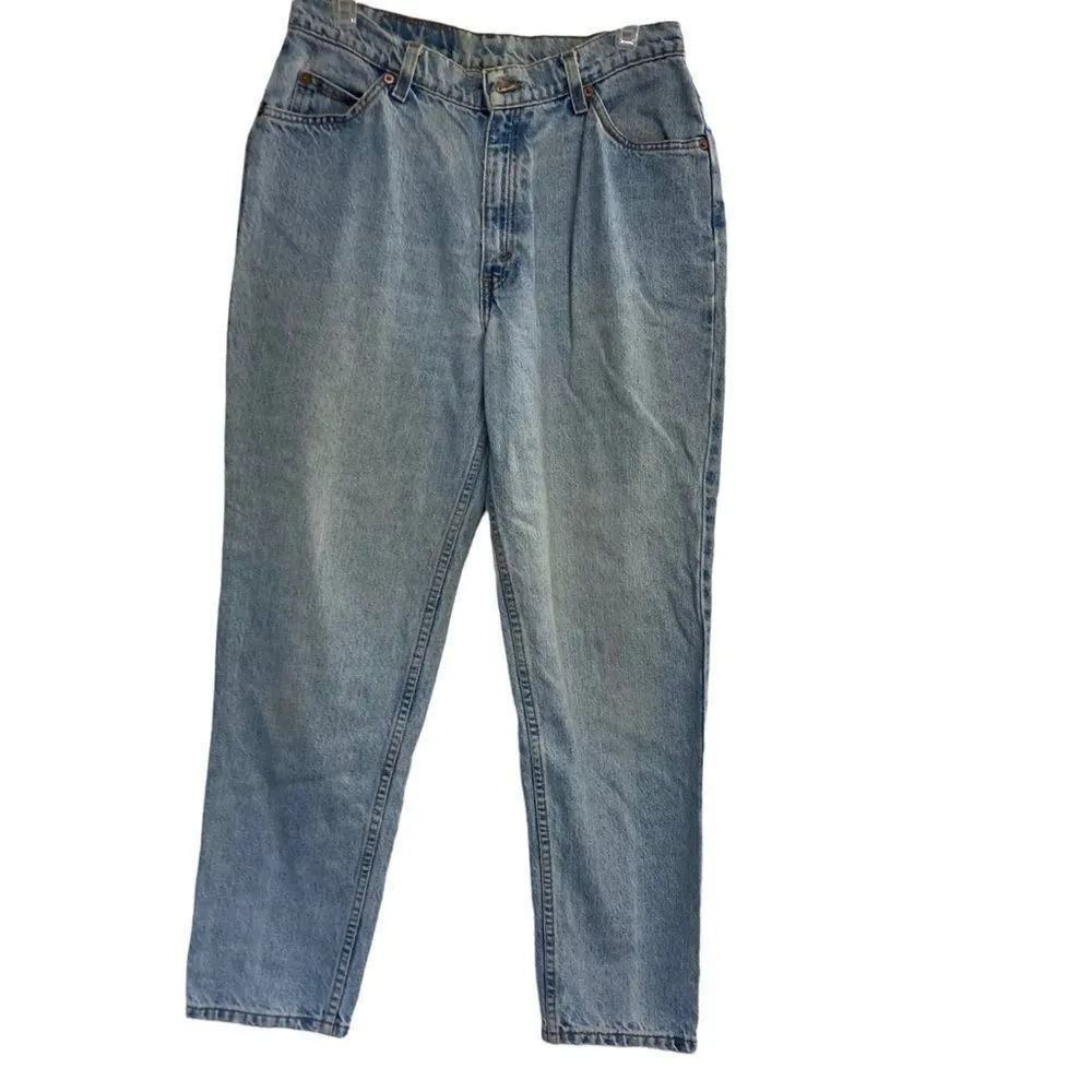 LEVI’S,‎ Vintage, ORANGE Tag,RARE FIND, Size 8/9 P, Waist 29”,Blue,Style # 10912 - Image 2