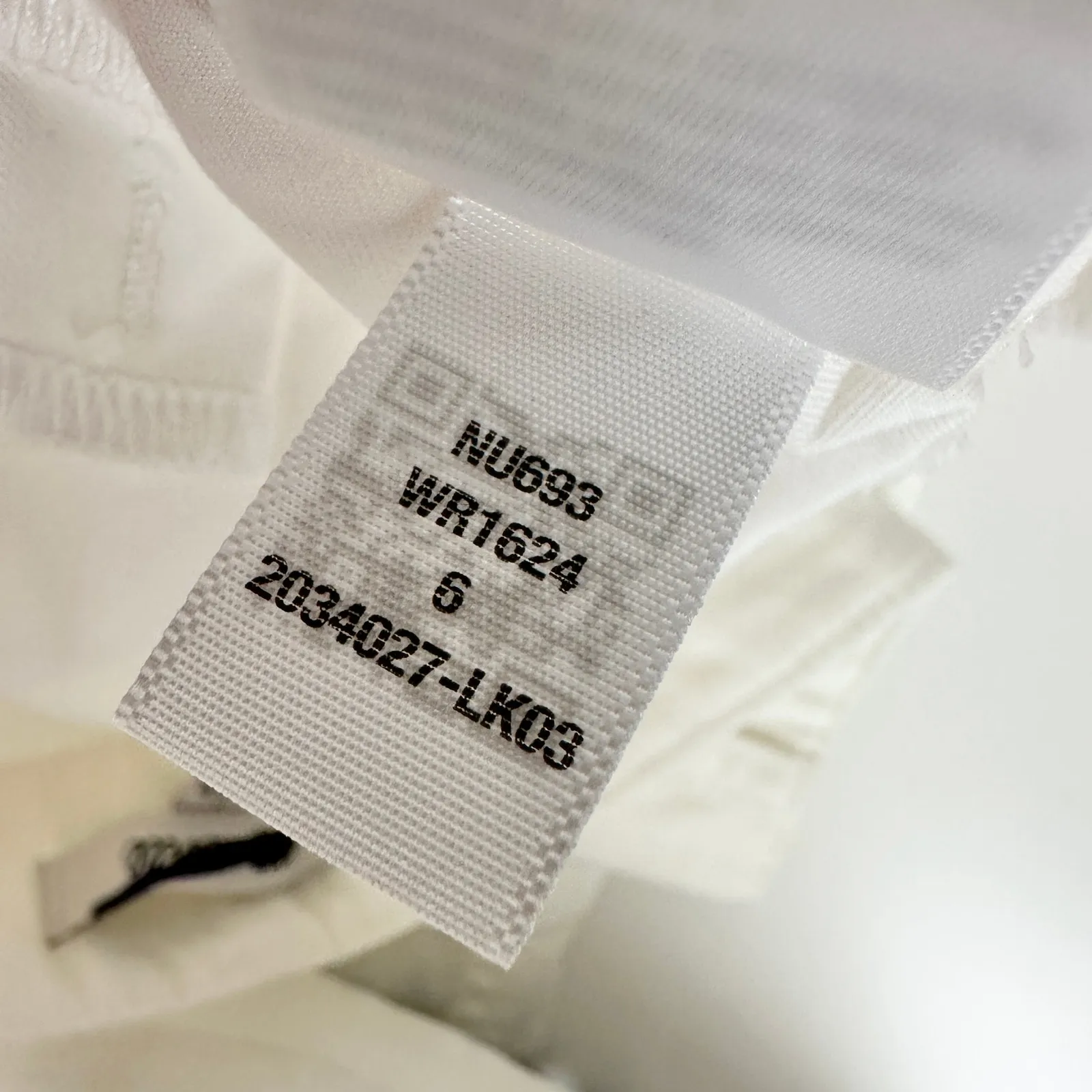 Madewell The Barrel Leg Utility Pant Garment Dyed Twill White Cargo US 6 NWT - Image 10