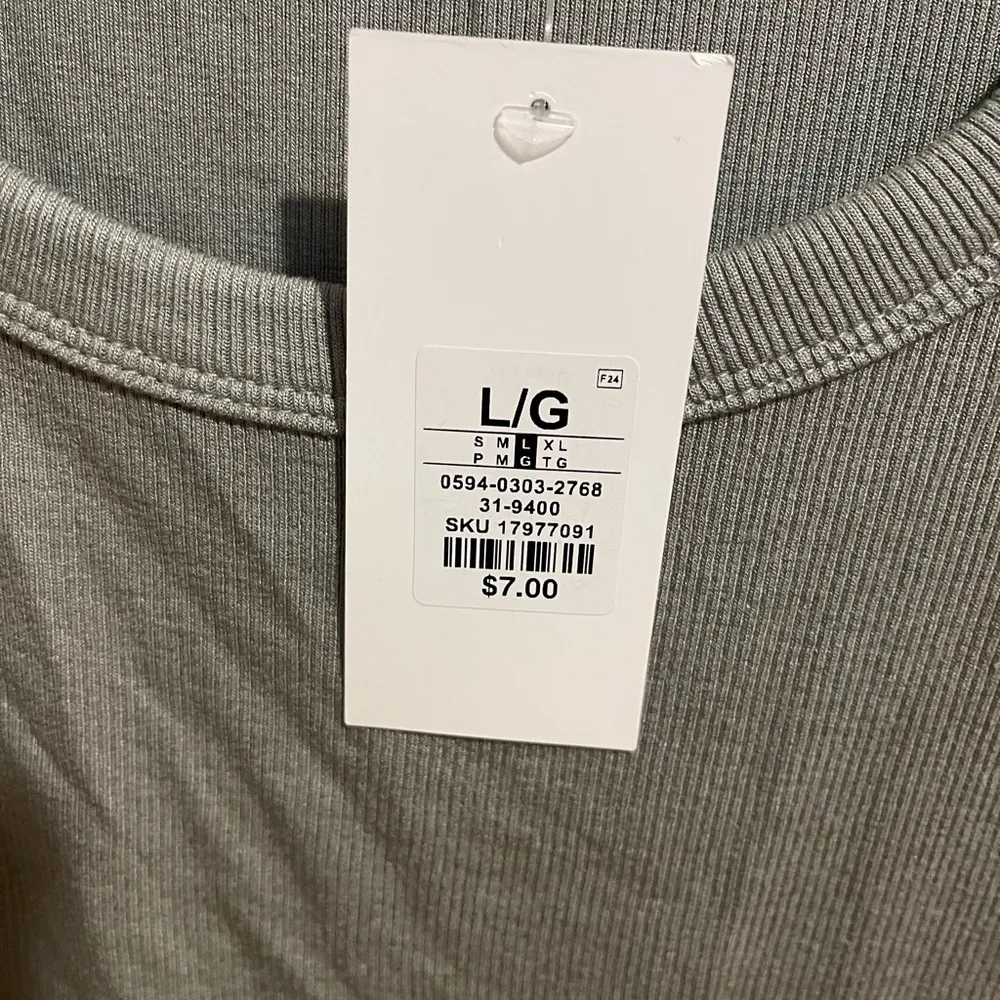 Olive Green Long Sleeve Top - Image 5