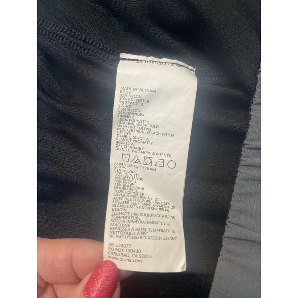 Prana‎ Arch Skort Plus Chalkboard Gray Athletic Size 3X Outdoor Athleisure NWT - Image 9