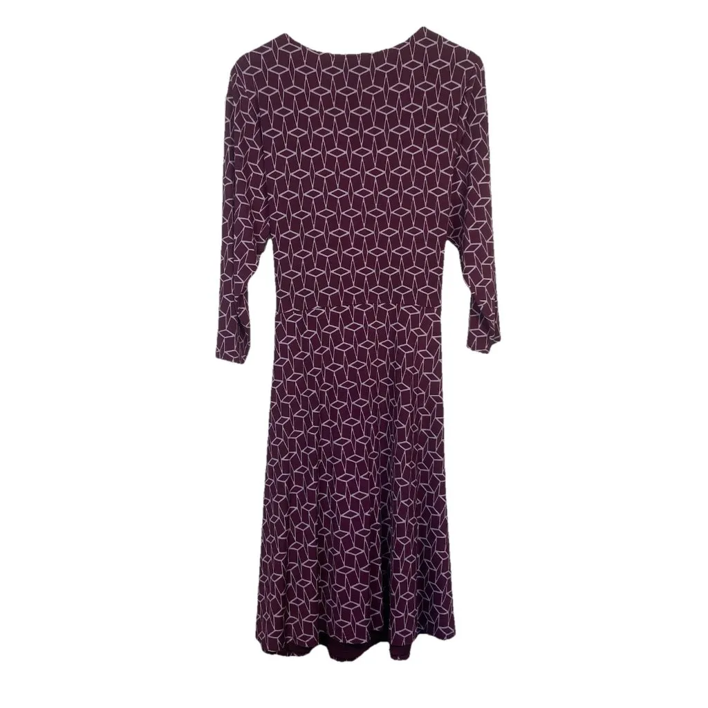 41 Hawthorn Dress Size 2X Burgundy A - Image 5