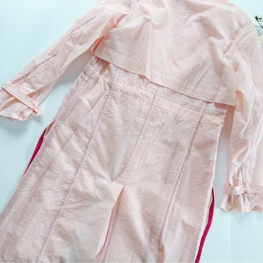 NEW Derek Lam 10 Crosby Lexis Trench Coat Pink Dogwood - Image 10