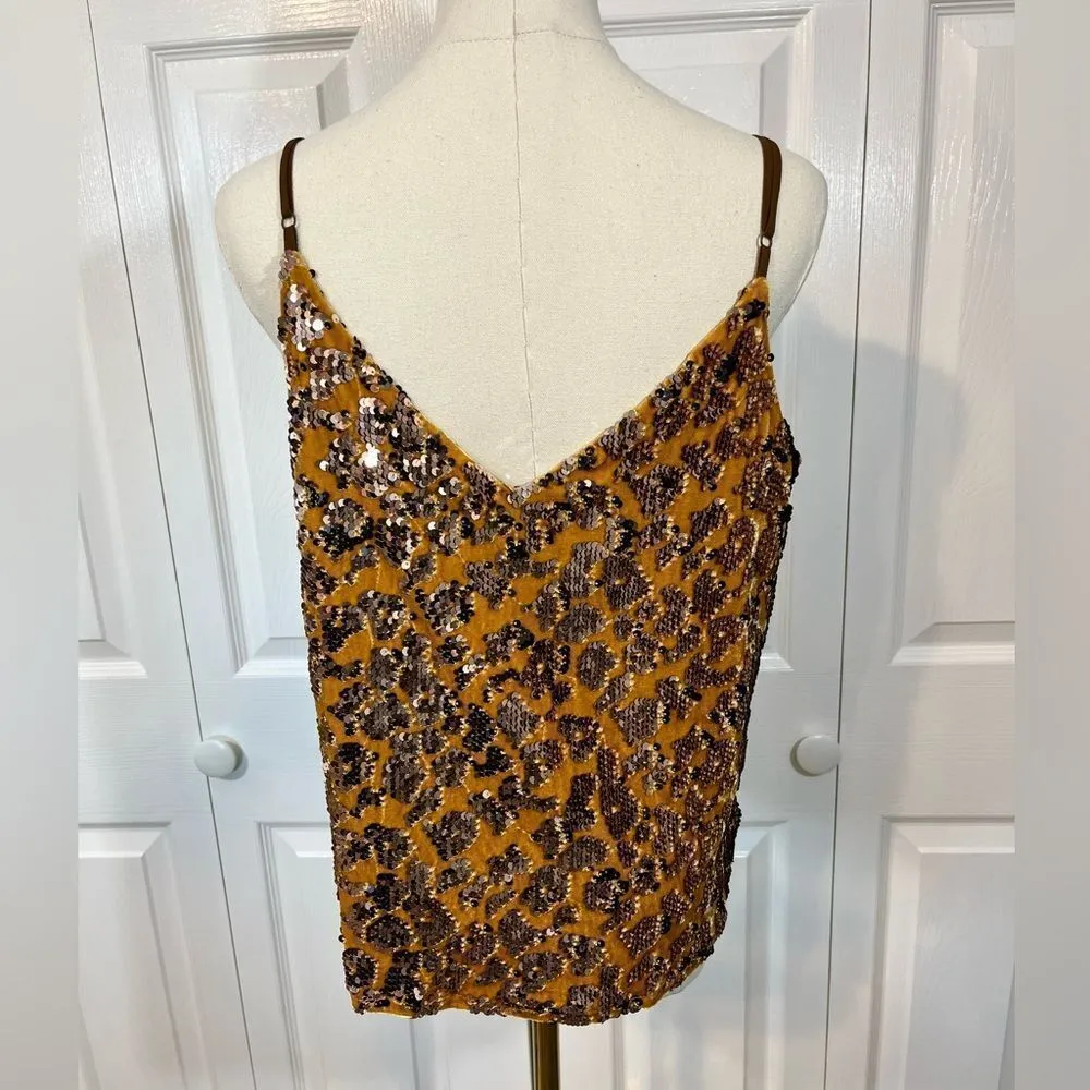 Ro & De Esther Velvet Sequin Cami - Image 6