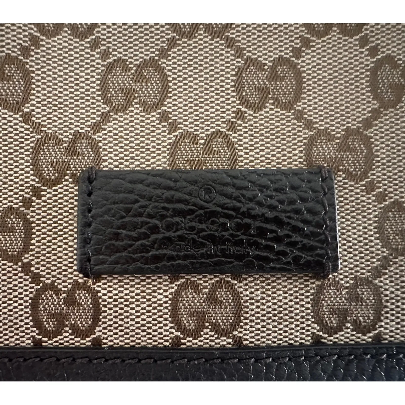 Gucci GG 449171 canvas flap messenger bag - Image 3