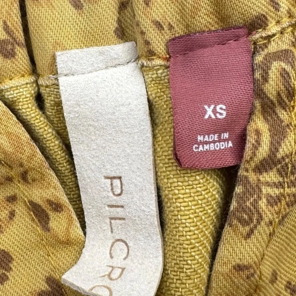 Anthropologie Pilcro The Cottage Mustard Yellow Twill Cargo Pant - Image 8