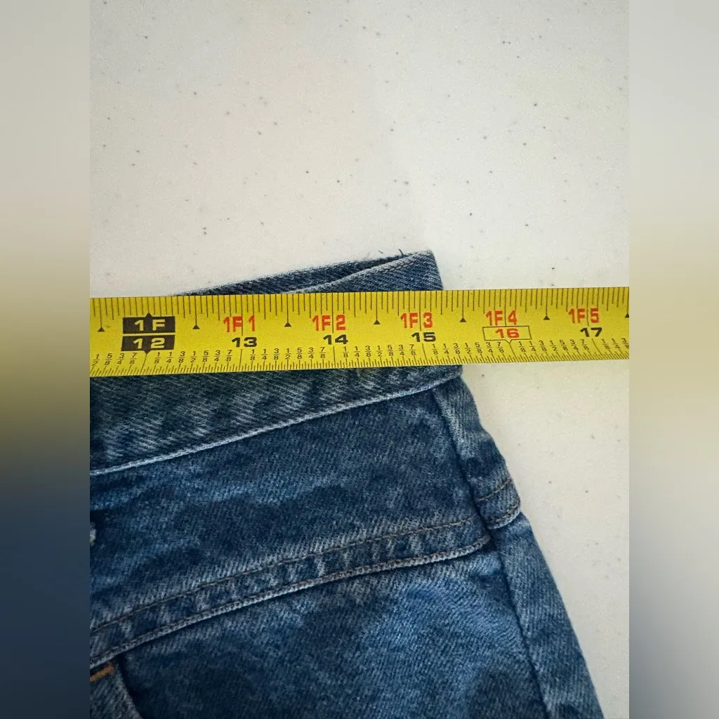 Vintage Land’s End High Waisted Jeans Women’s Size 14 EVC No Back Pockets 491‎ - Image 8