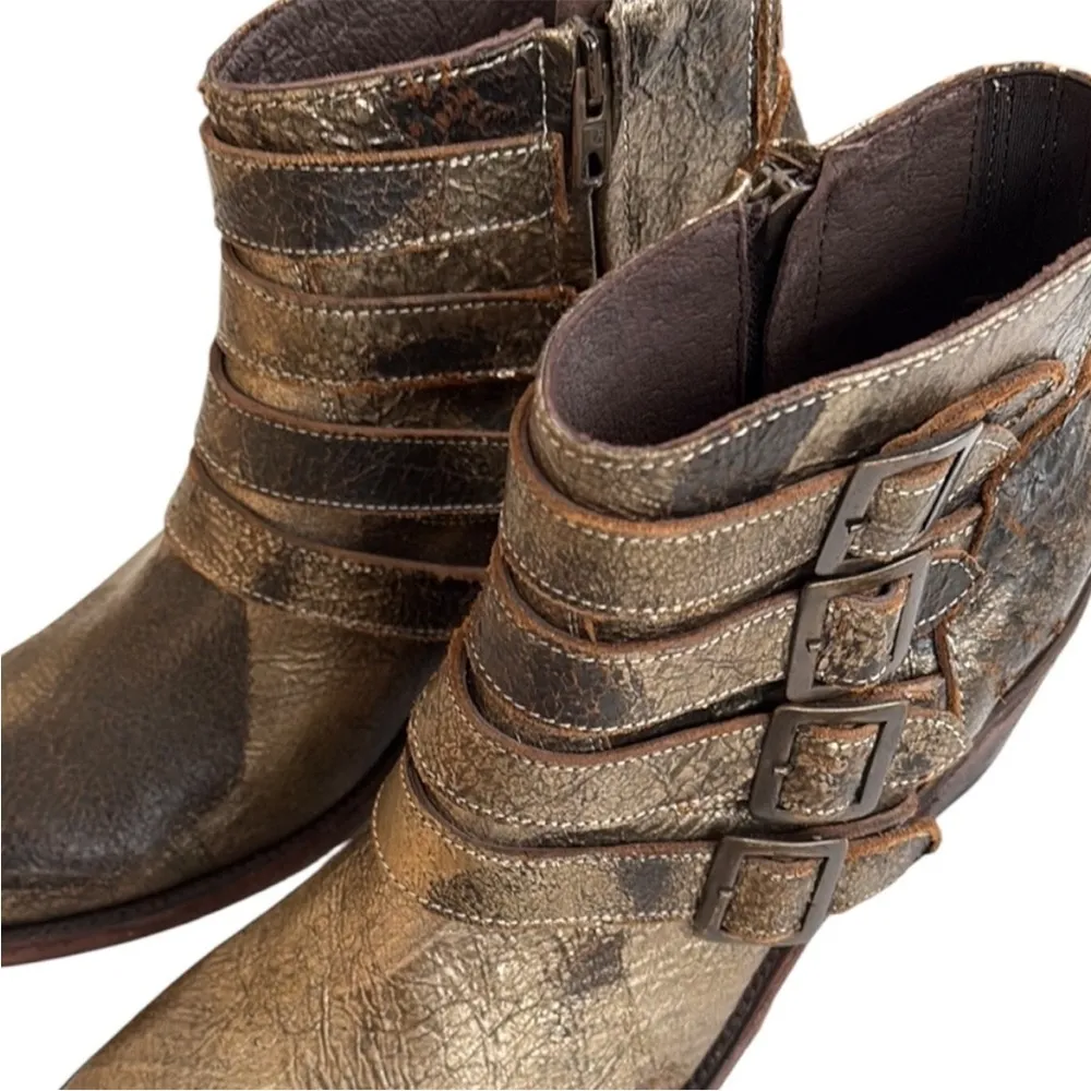 Like New Five Worlds by Cordani Leather Ankle Boots Size 9 1/2 Retail $268.00 - Image 6